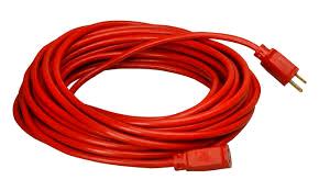 Rental store for 50 foot red extension cord in STOREAREA2